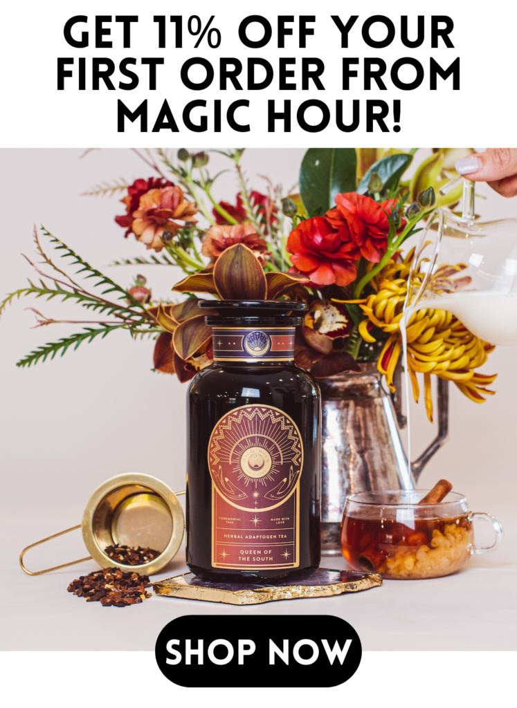 11% discount ad for Magic Hour Teas